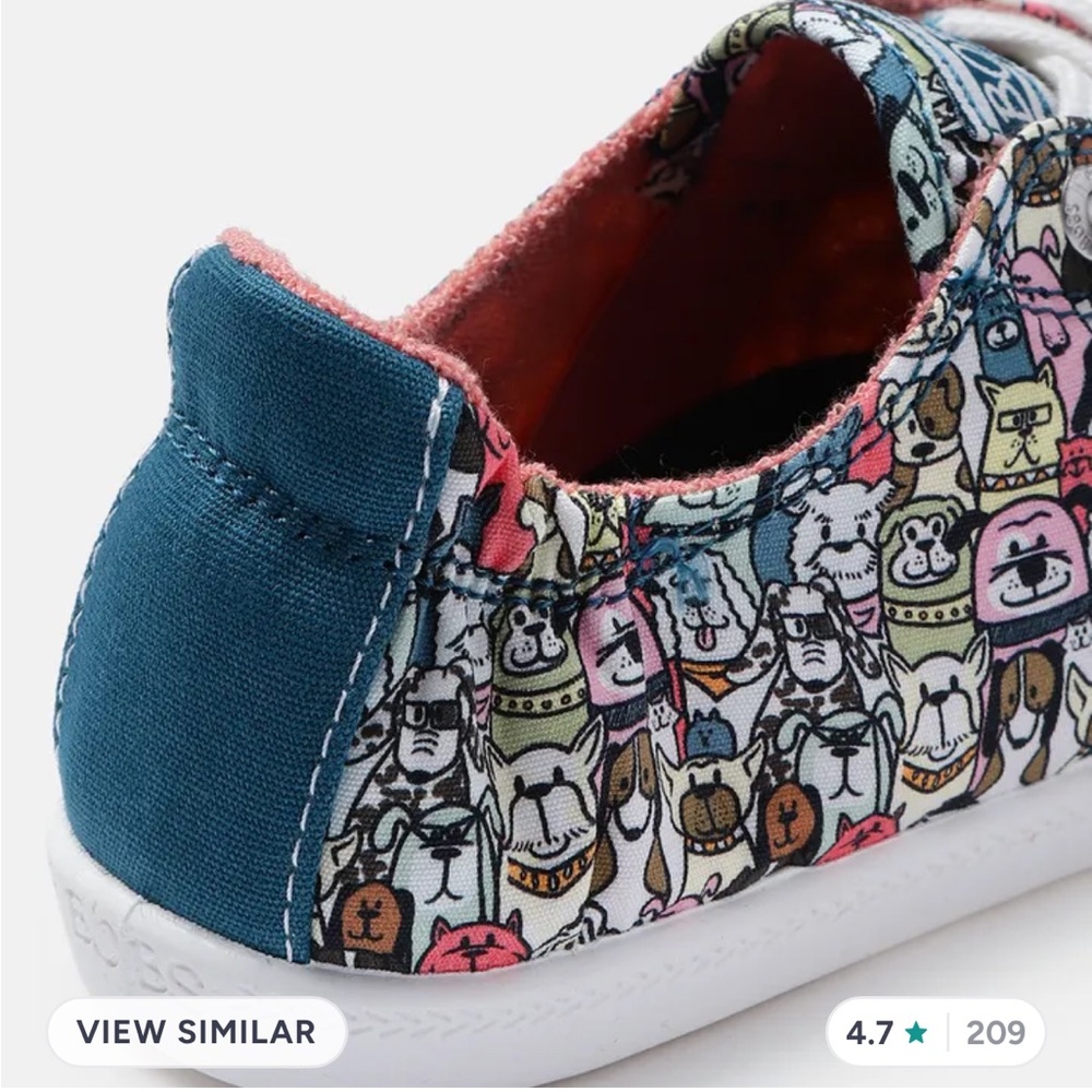 Sketchers BOBS Beach Bingo Washable Slip-on Shoes - Picture 3 of 14